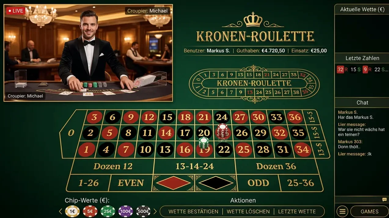 Live Casino im Spincastle
